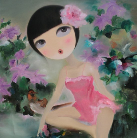 李雳油画人物