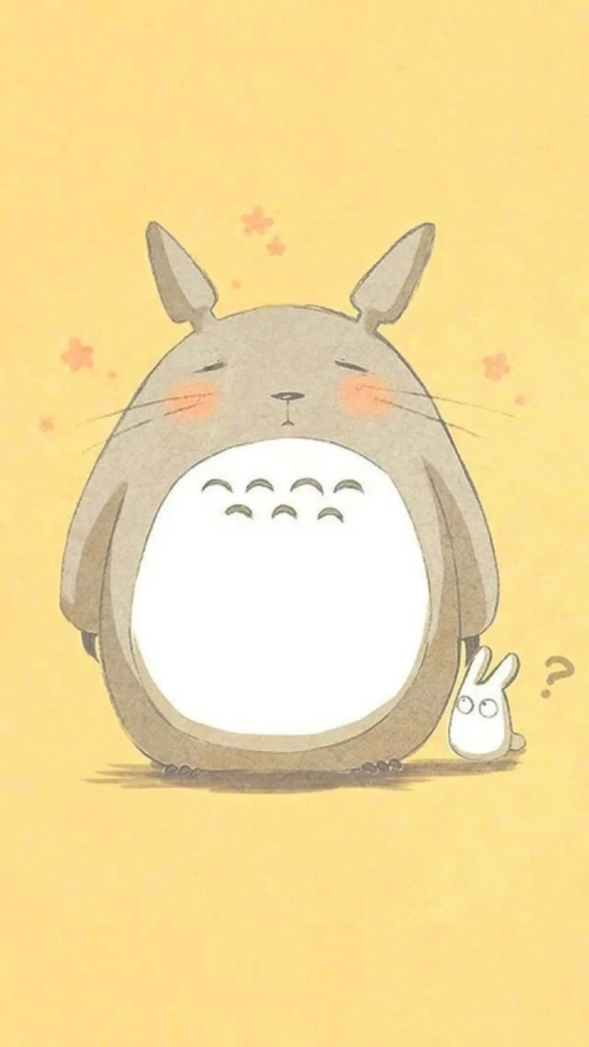 萌壁纸 龙猫