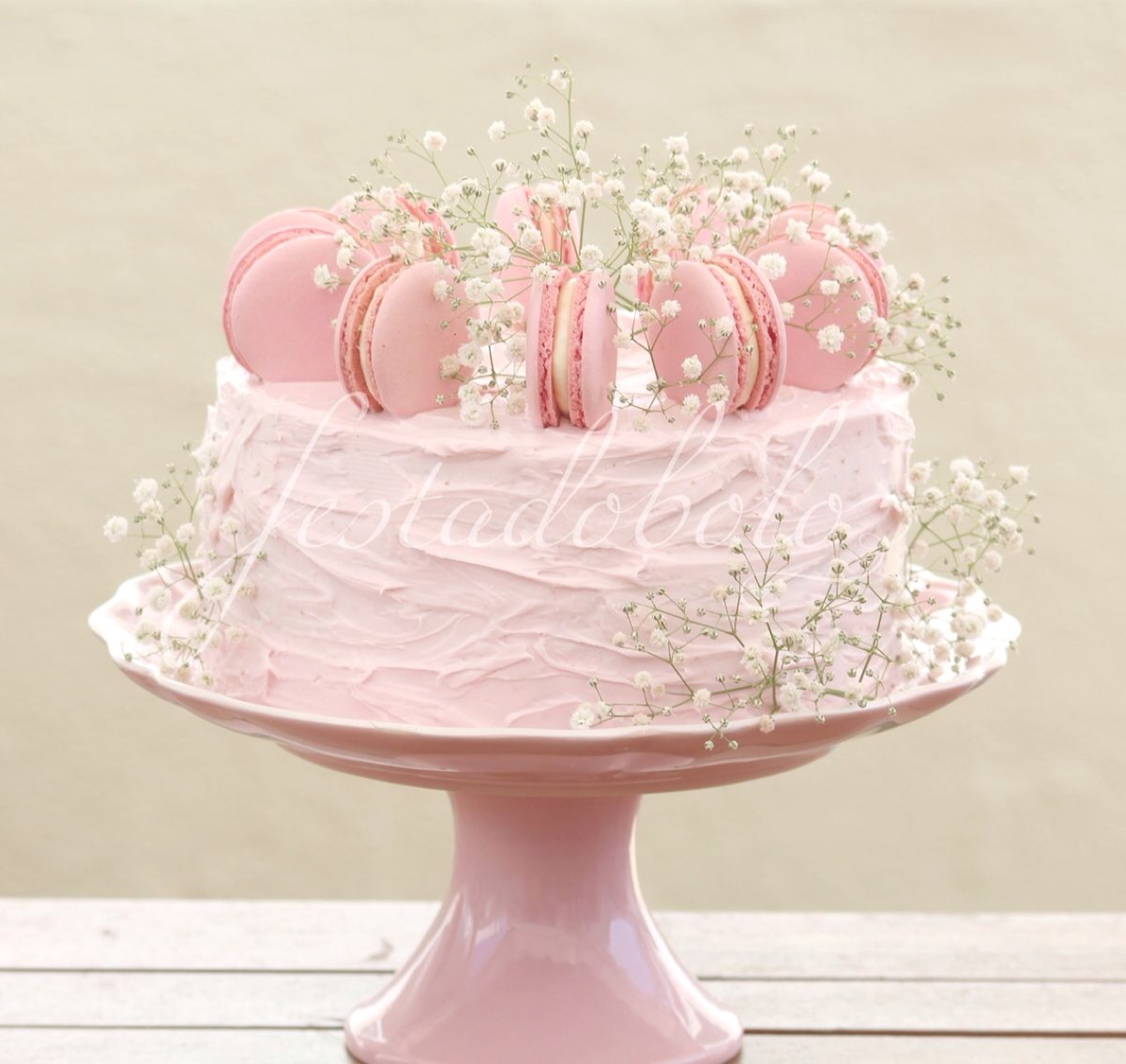 蛋糕 生日 马卡龙 粉色系