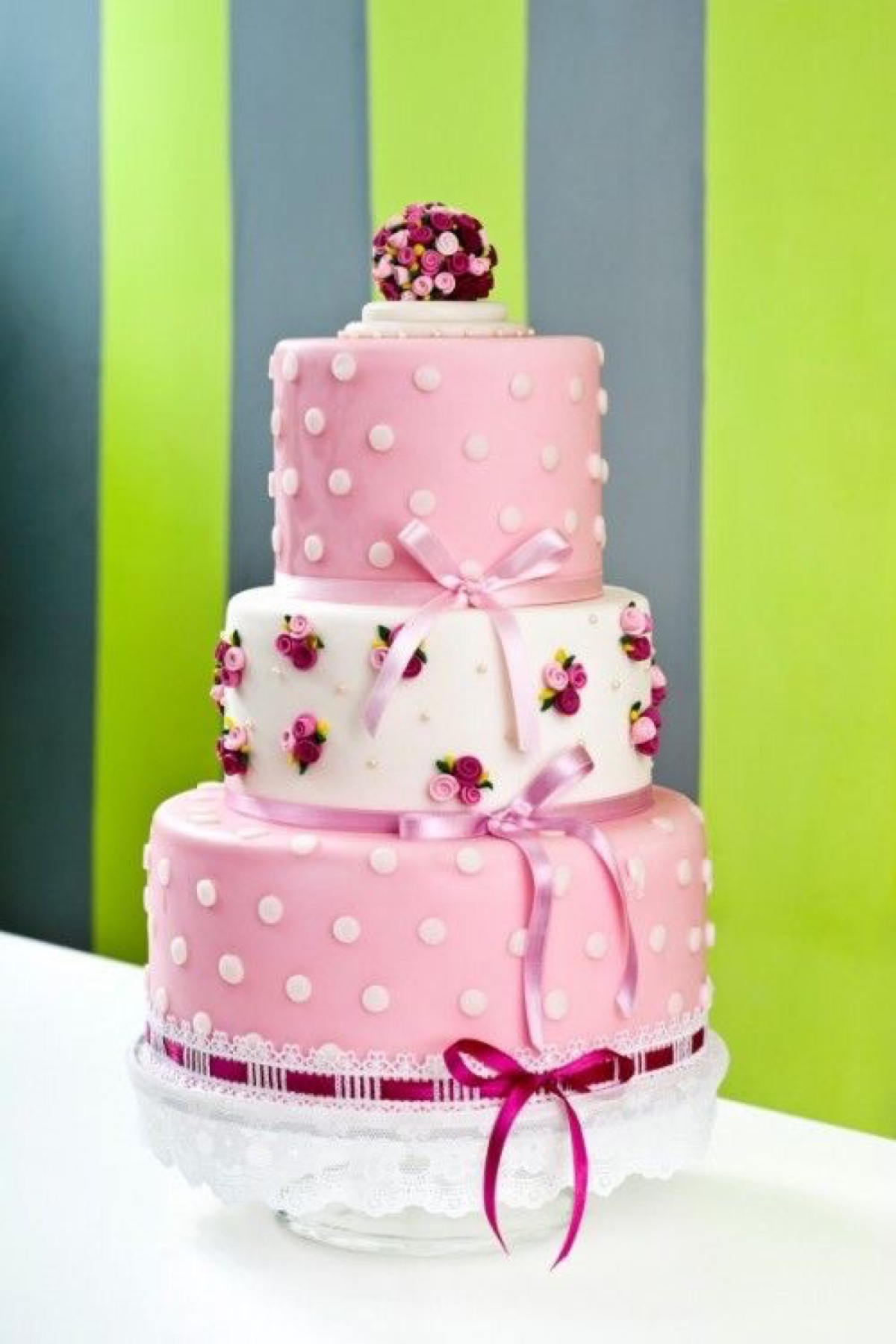 翻糖 蛋糕 生日 派对 创意 鲜花 婚礼