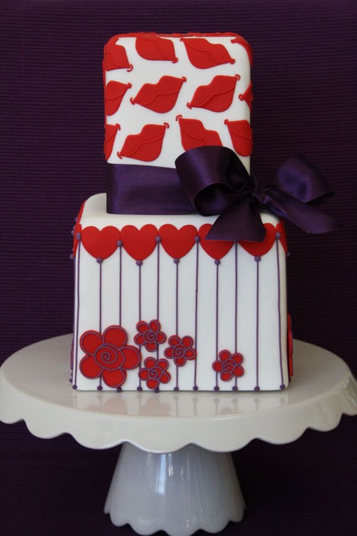 翻糖 蛋糕 生日 派对 创意 鲜花 婚礼