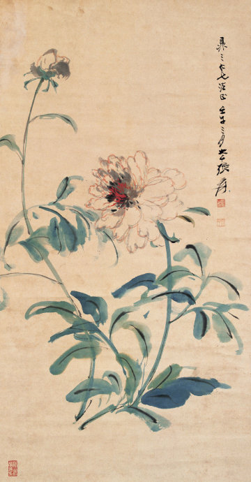张大千花鸟