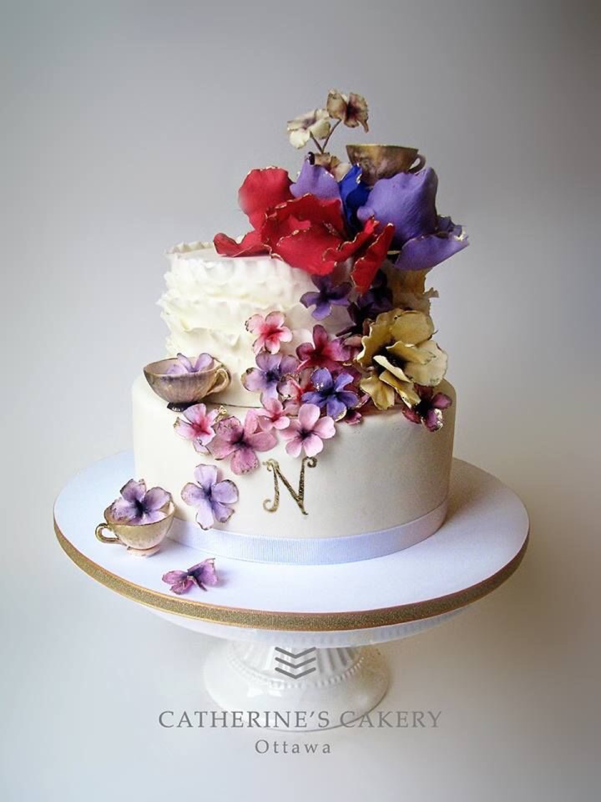 翻糖 蛋糕 生日 创意 派对 婚礼 鲜花