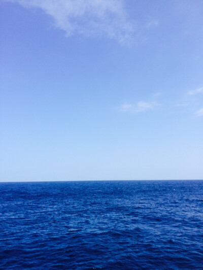 天蓝海