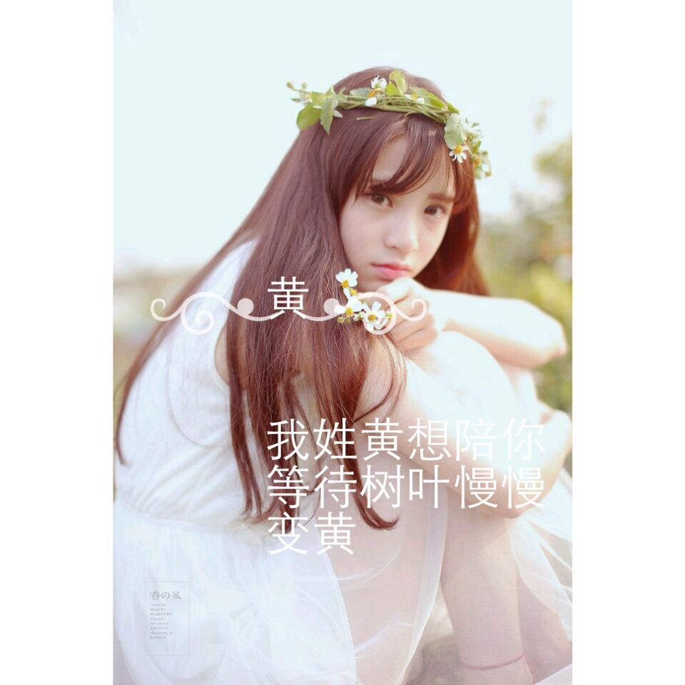 我做的图片,比别的姓黄的写的好看吧'