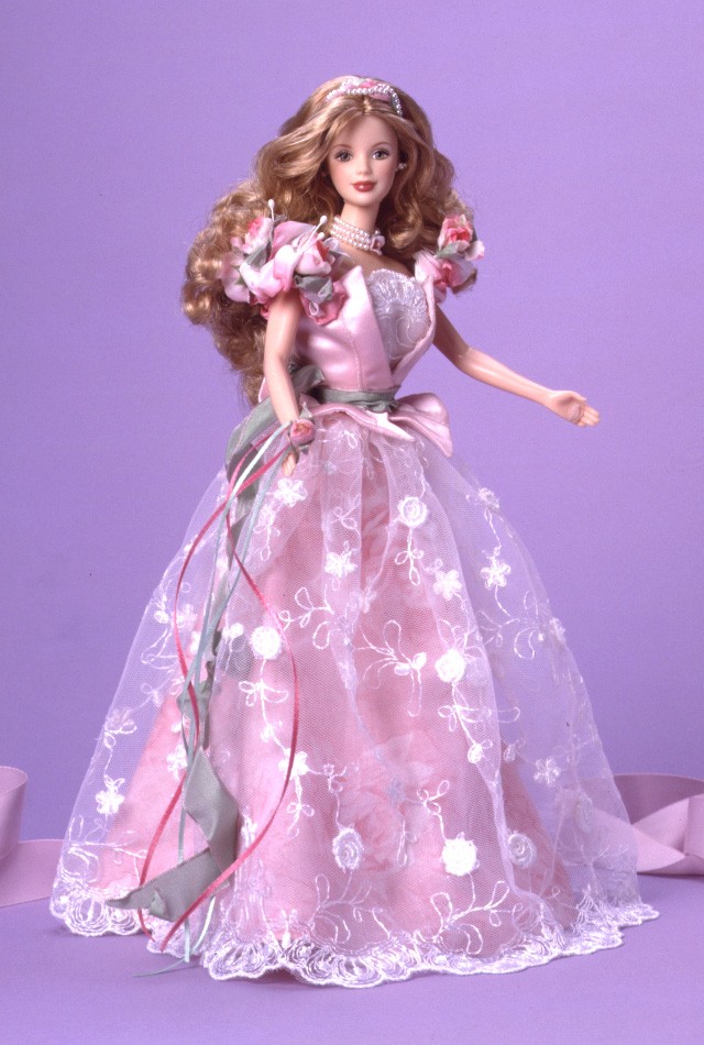 芭比娃娃 1999限量版 rose barbie doll【价格4998美元】