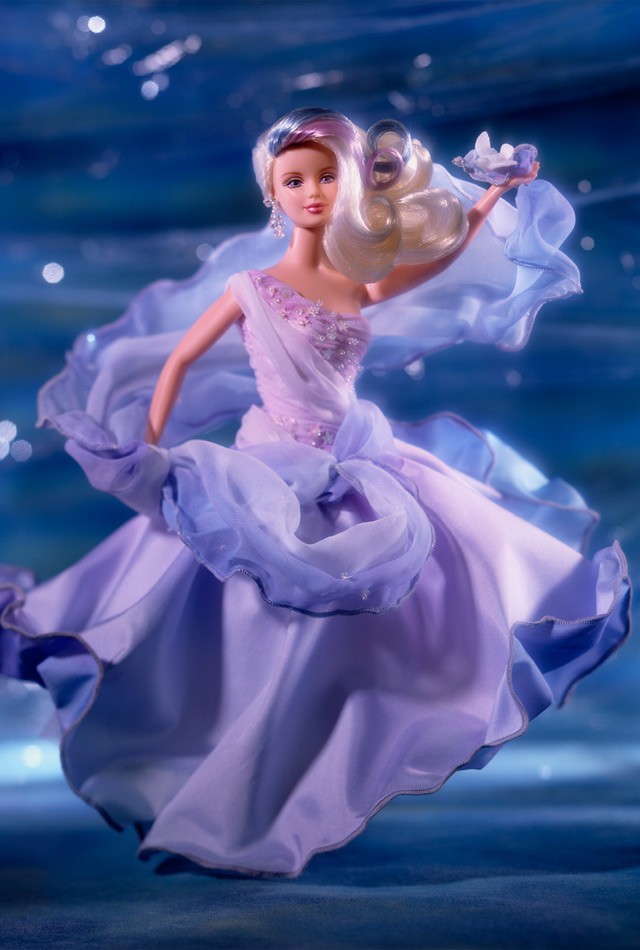 芭比娃娃 1999限量版 whispering wind barbie doll 风【价格80美元】