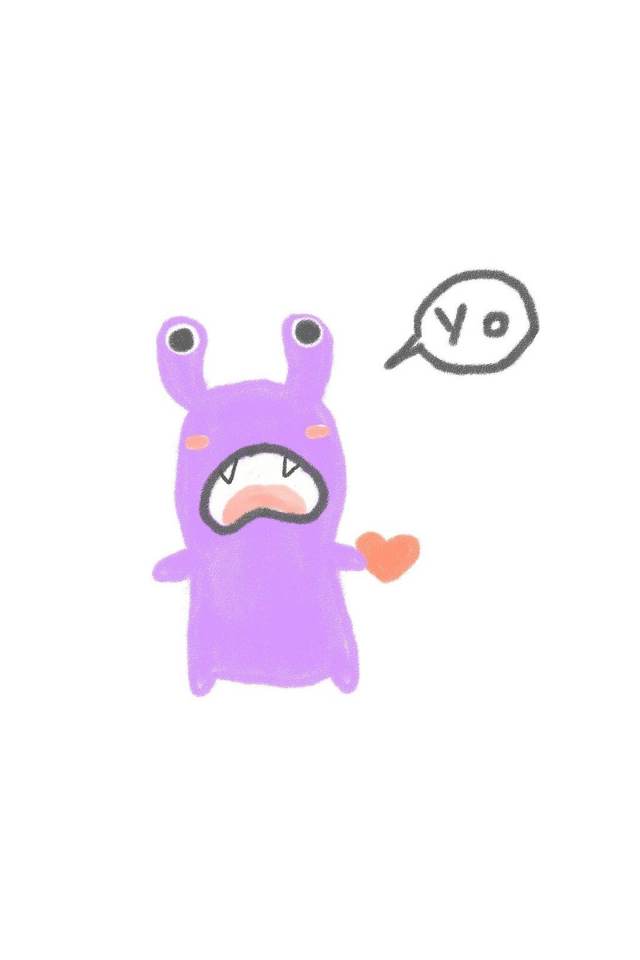 qq表情紫色菜狗图片