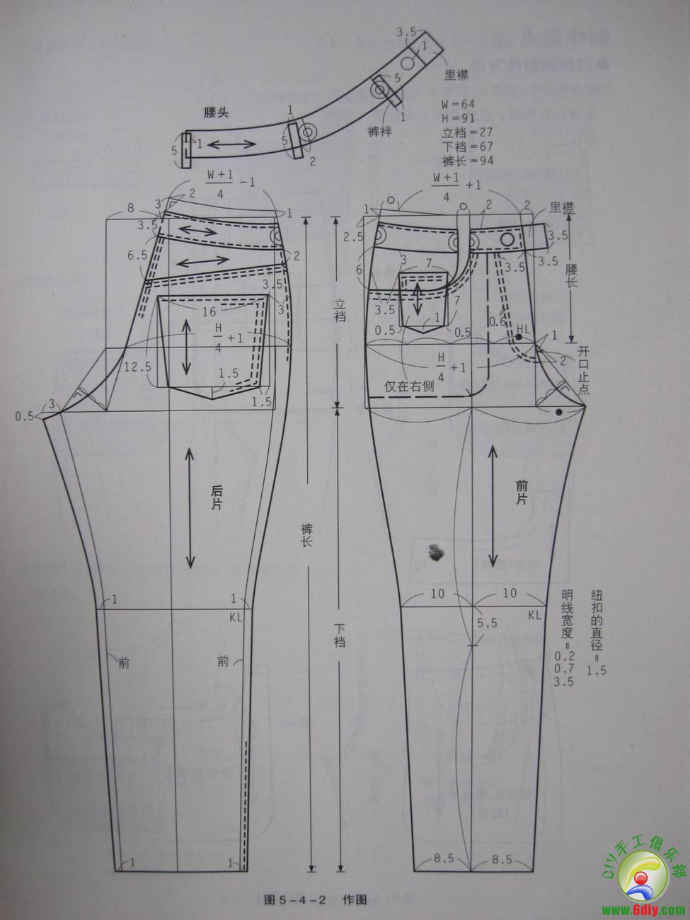 牛仔裤的详细缝制步骤图片