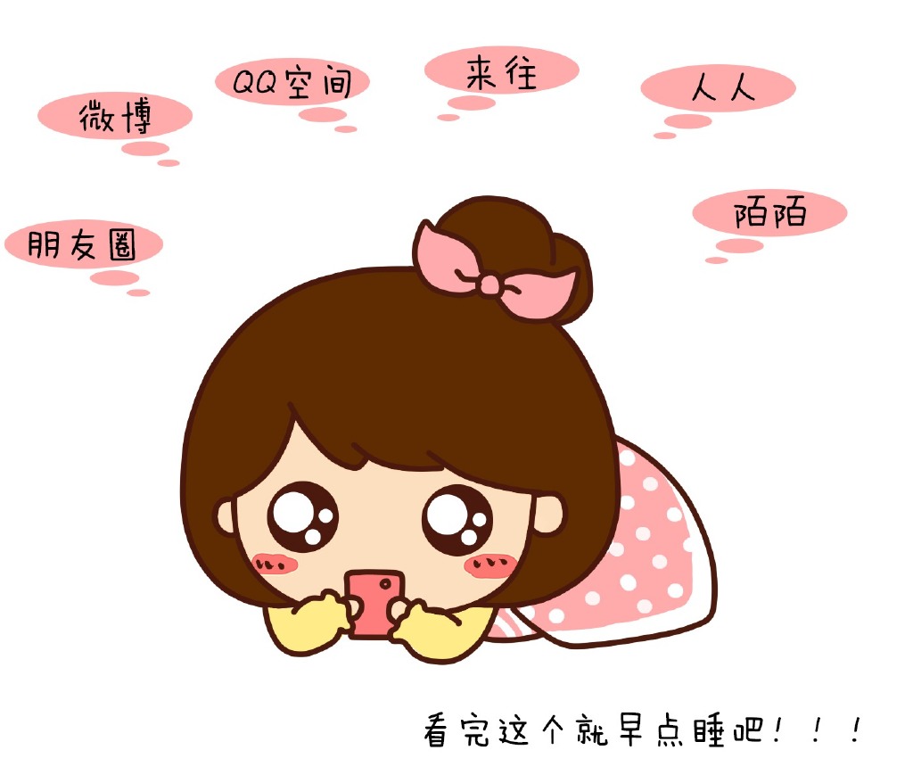 睡觉前的忙碌的