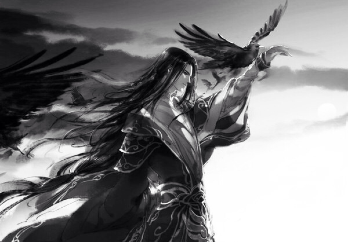 动漫 二次元 黑白 图片 古风 吹伊五月 - 堆糖,美图壁纸兴趣社区