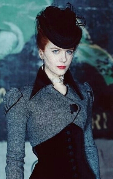 妮可基德曼的欧洲古典贵族装,冷艳高贵