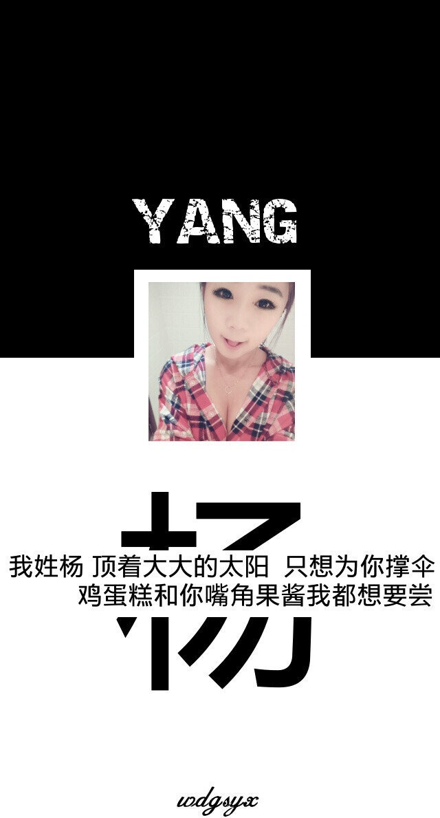 我姓杨