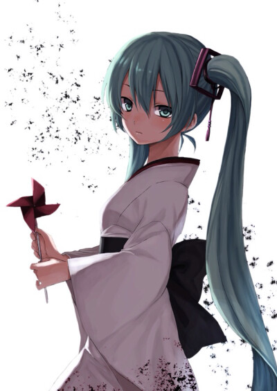 初音未来和服壁纸
