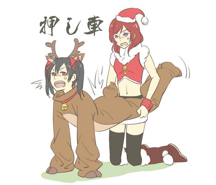 lovelive版圣诞四十八手拉翼队来凑数了