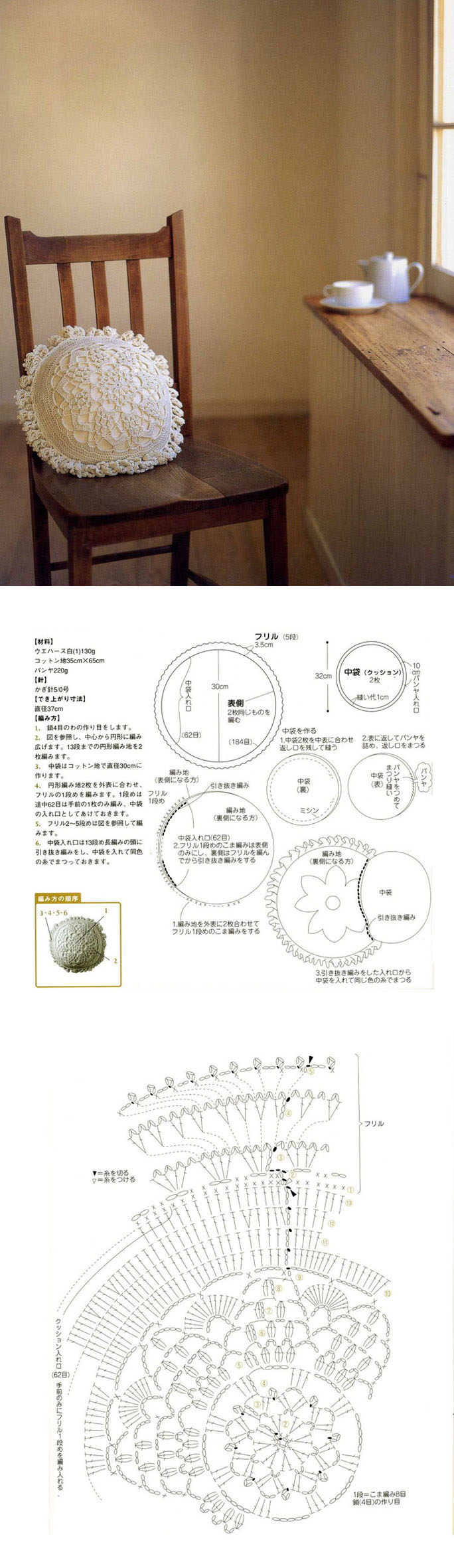 【钩织の抱枕套】- #图解