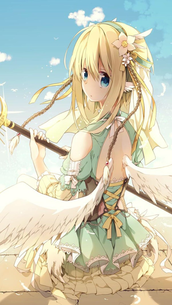 动漫图天使的翅膀