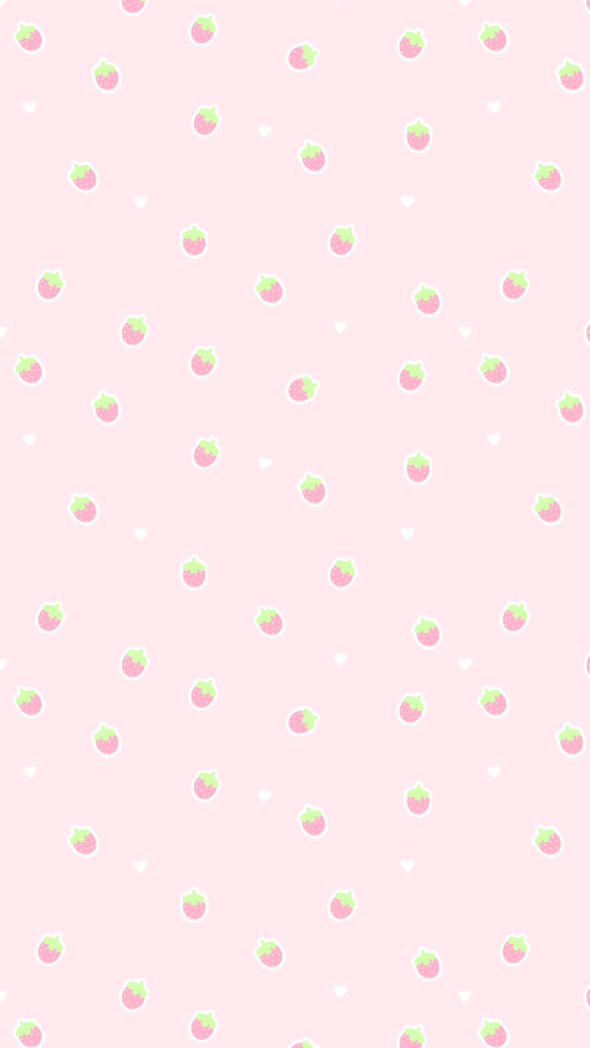 草莓平铺粉色 