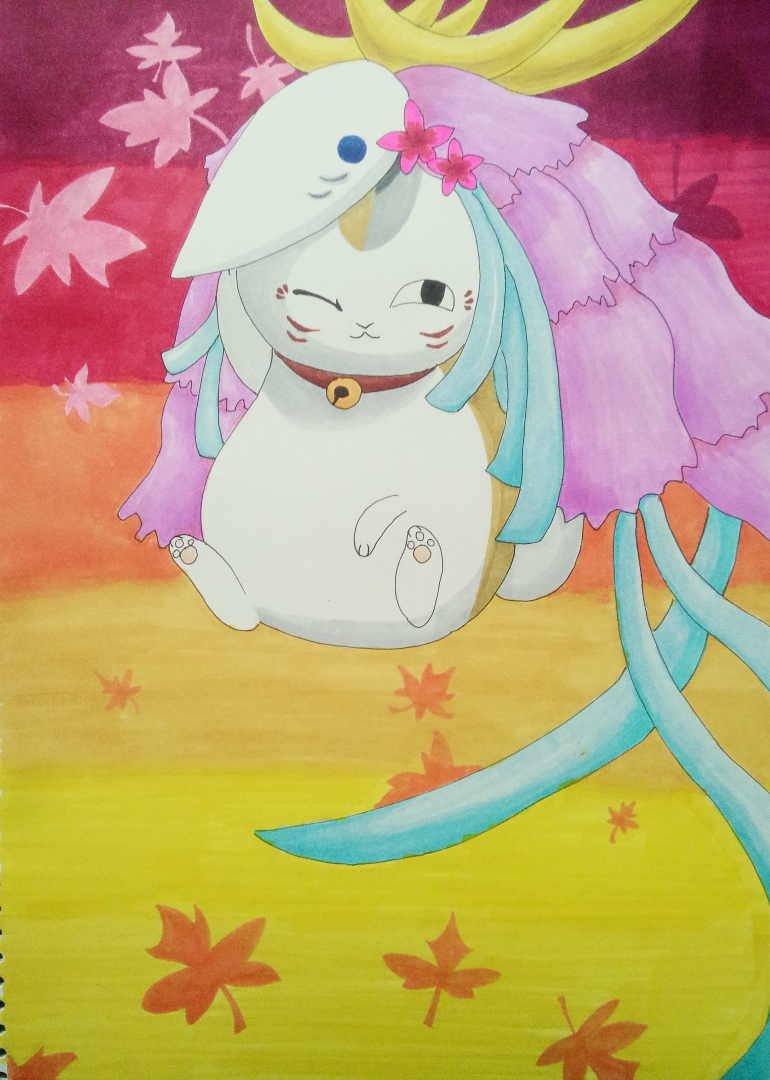 马克笔 猫咪老师