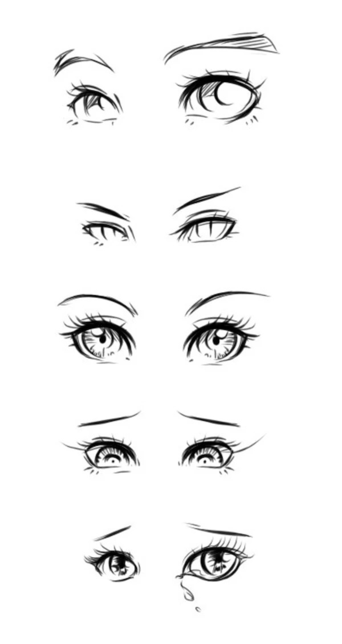 绘画教程()各种眼睛 神态