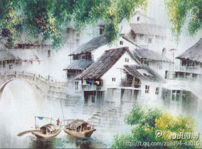 烟柳画桥,风帘翠幕,参差十万人家.