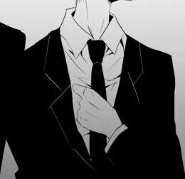 二次元 动漫 插图 男头 半身 西装