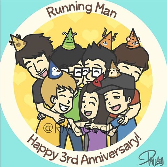 runningman五年 一家人 haha河东勋 金钟国 刘在石 池