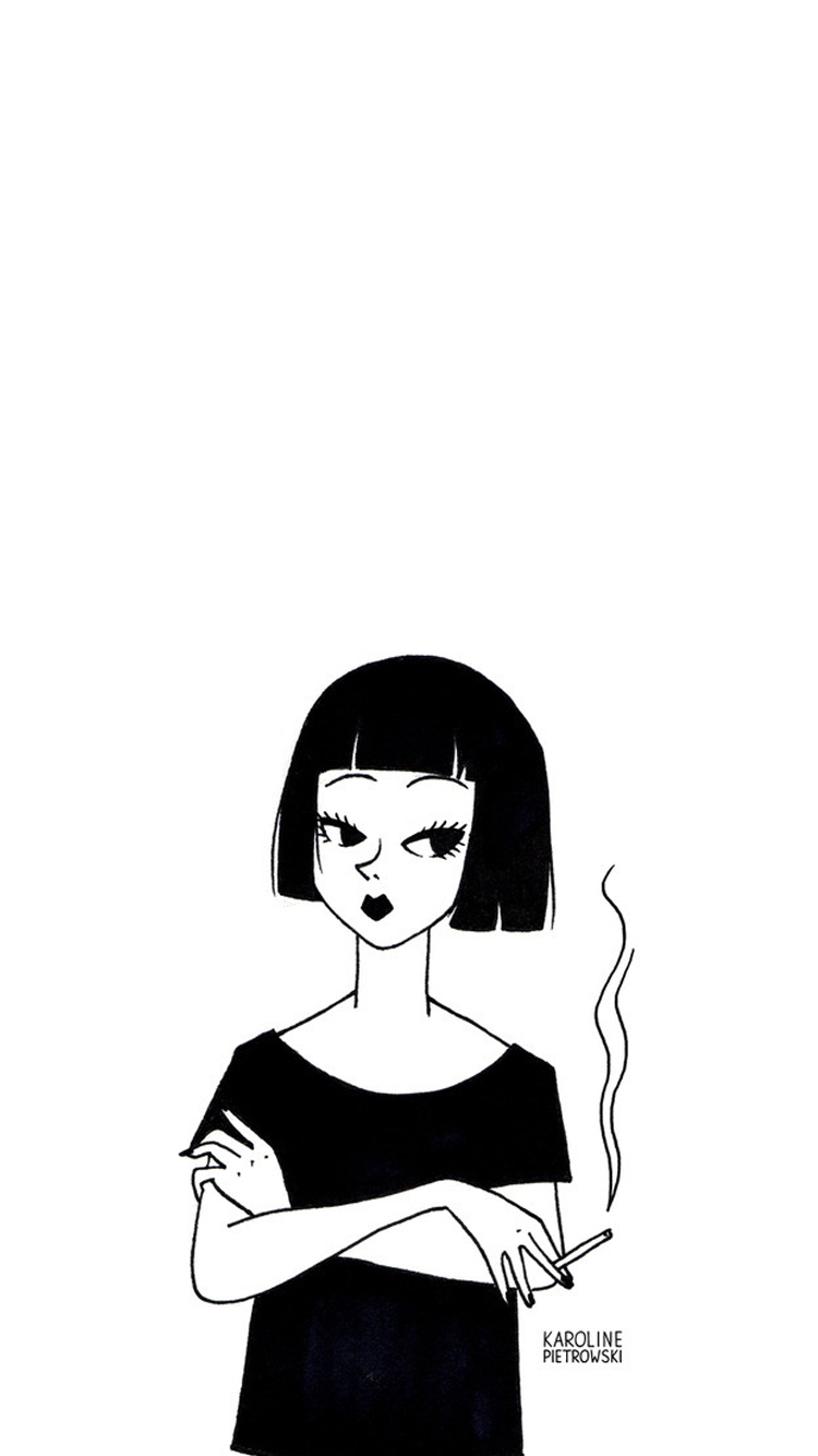 黑白 另类 高清竖屏手机壁纸(ì _ í)