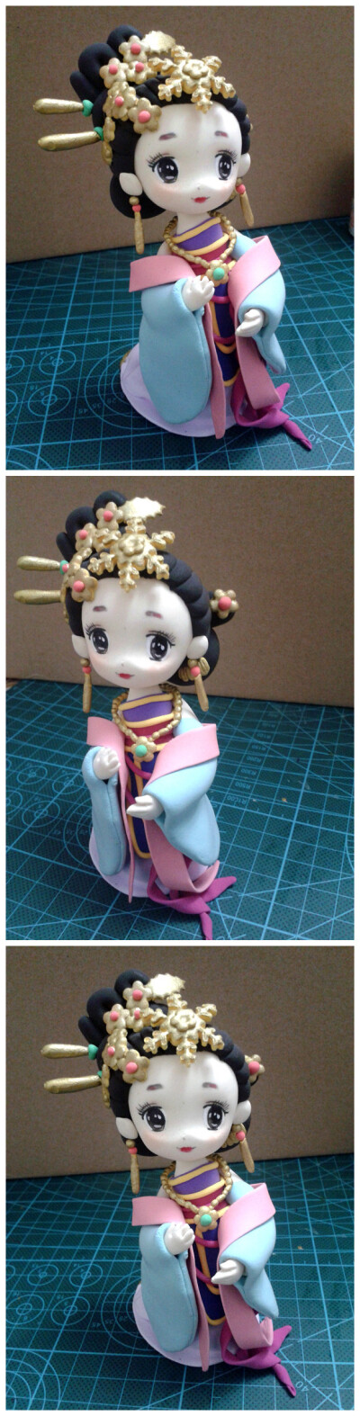 武媚娘传奇——高阳公主 粘土摆件 纯手工制作 可定做 淘宝店铺:918