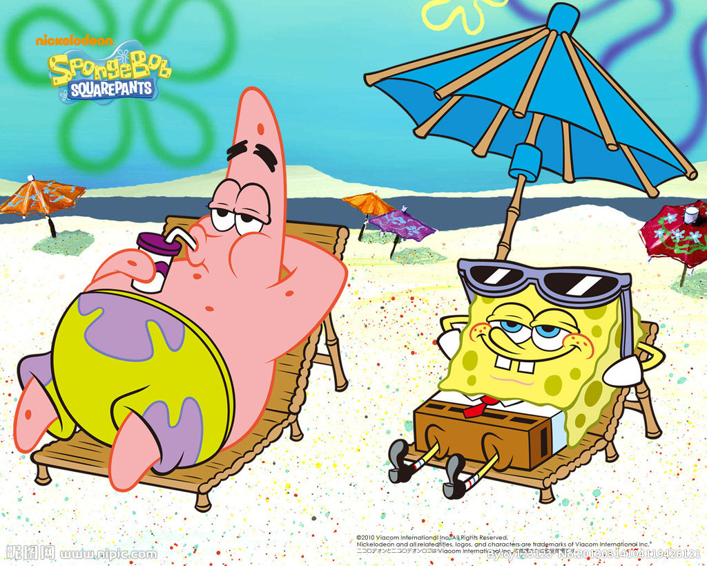 我真希望自己是海绵宝宝,因为他有派大星 - 堆糖,美图壁纸兴趣社区