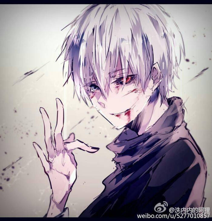 东京食尸鬼 动漫° 原创643; 同人642; 插画 #金木研#雾岛董香#呗