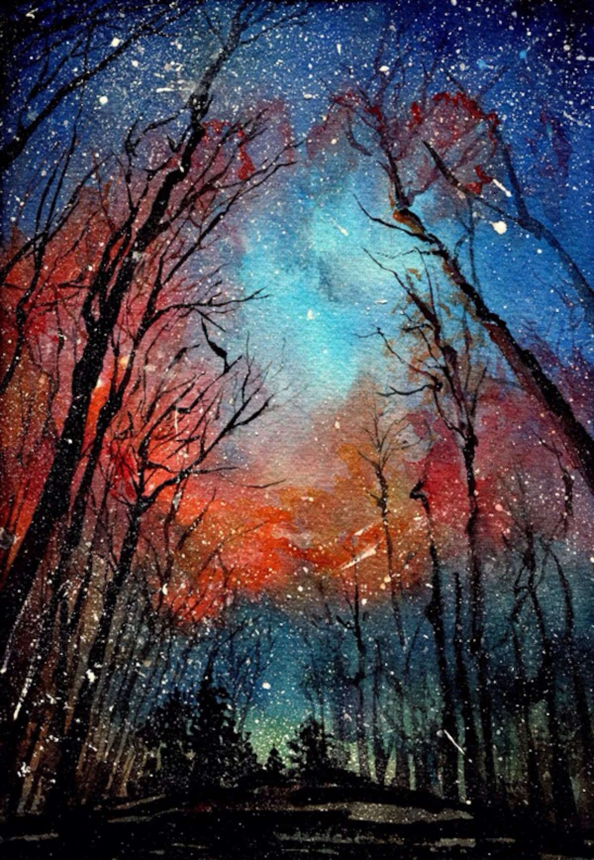 插画星空唯美壁纸