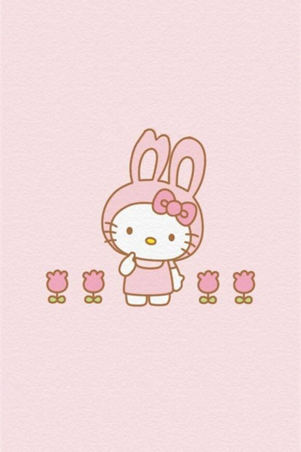 hellokitty键盘壁纸手机壁纸锁屏壁纸