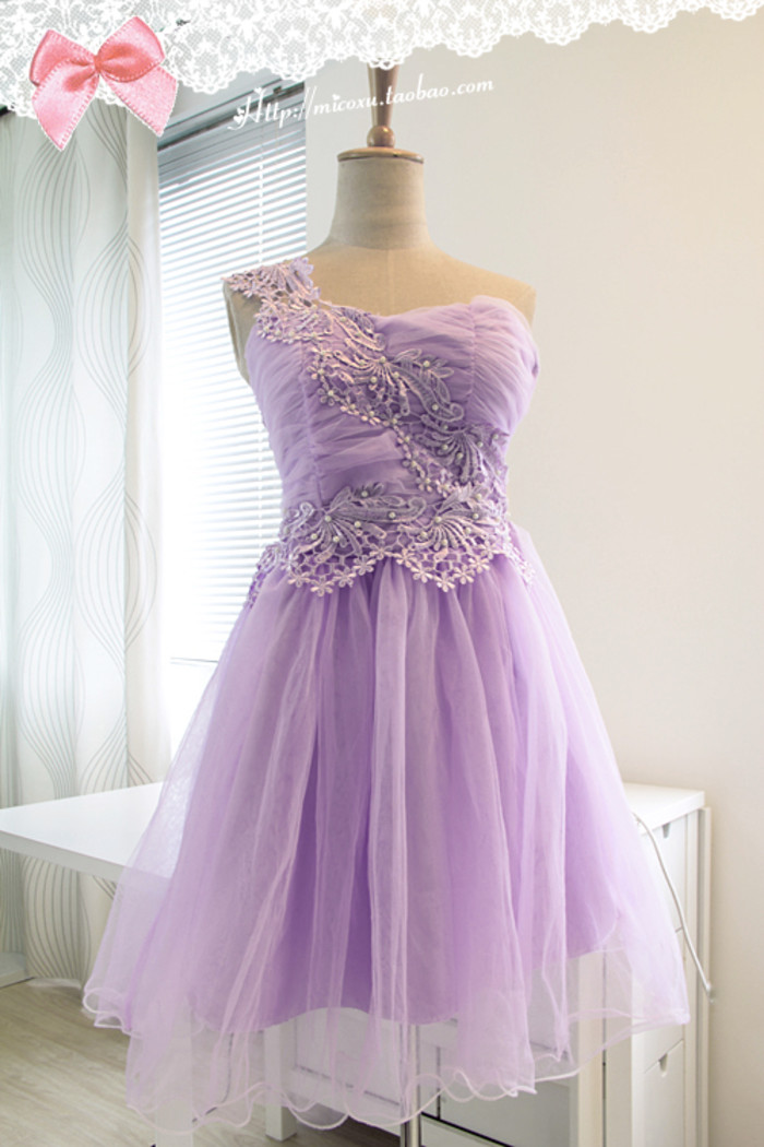 紫色控之服饰篇紫色系礼服紫色婚纱伴娘裙