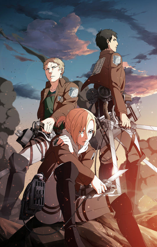 p站 二次元 插画 少年 动漫 妖孽 同人 原创 自由之翼 调查兵团 进击