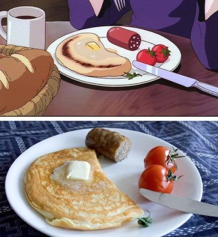 宫崎骏动画中的美食神还原!|图源网络