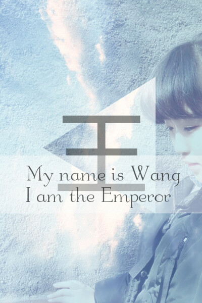 姓氏壁纸 王 my name is wang, i am the emperor我姓王我是皇