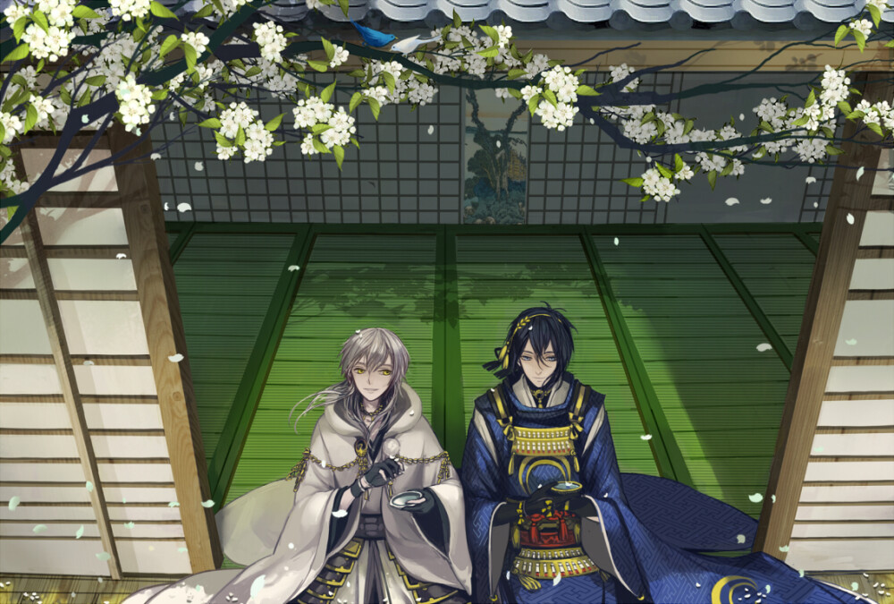 刀剑乱舞 鹤丸国永 三日月宗近