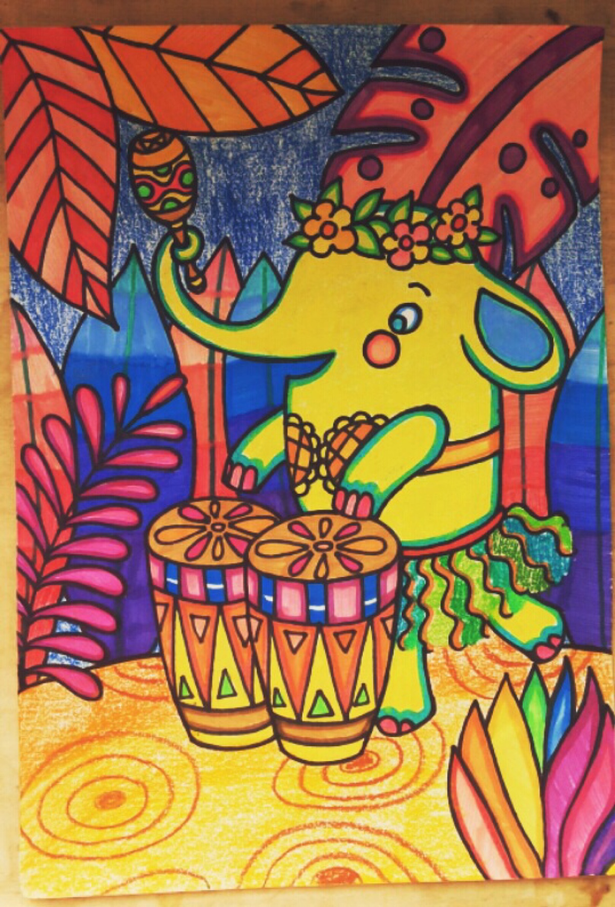 《敲鼓的小象》lxy