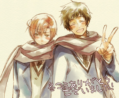 黑塔利亚_亲子分「安东尼奥×罗维诺」 「-何处暖阳不倾城°」