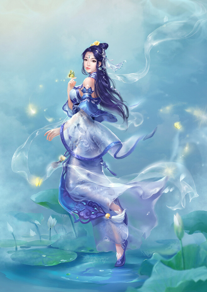 玄幻 手绘 插画