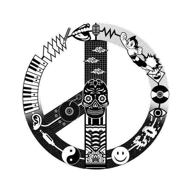 权志龙 反战标志,哪位大神画得(=^111611… - 堆糖,美图壁纸