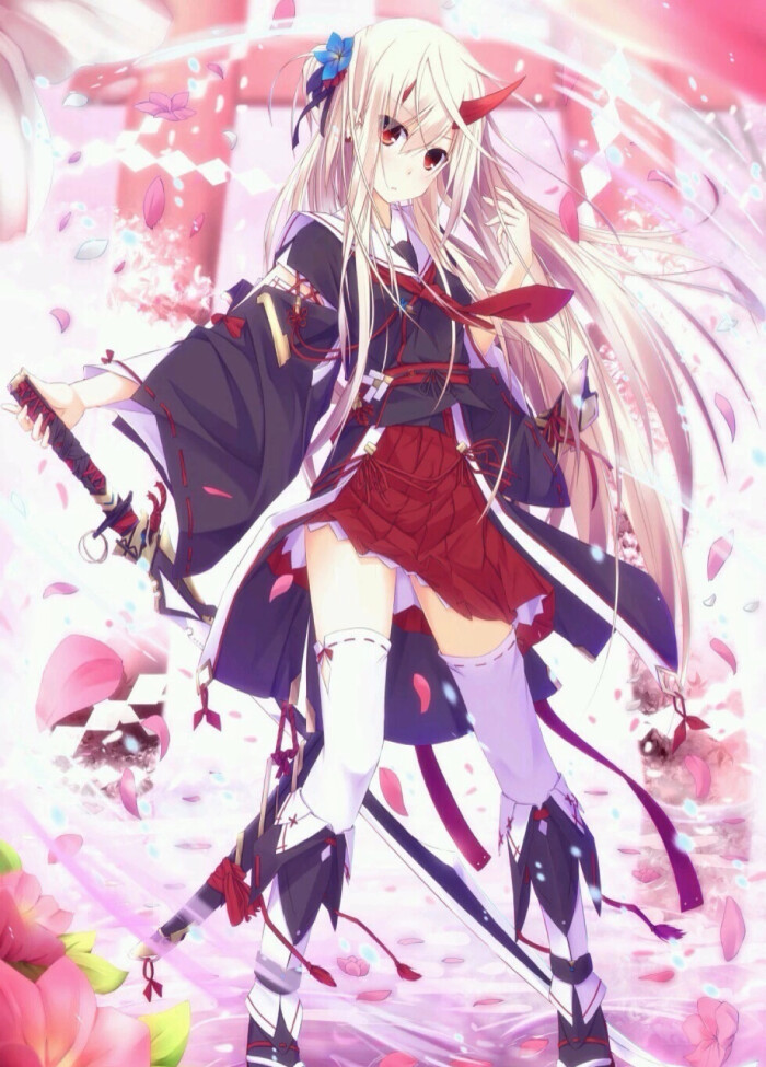 p站 二次元 少女 萌 长刀 头像 壁纸 手绘 搬运自微博