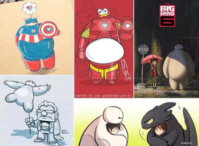 一组大白系列@《超能陆战队》