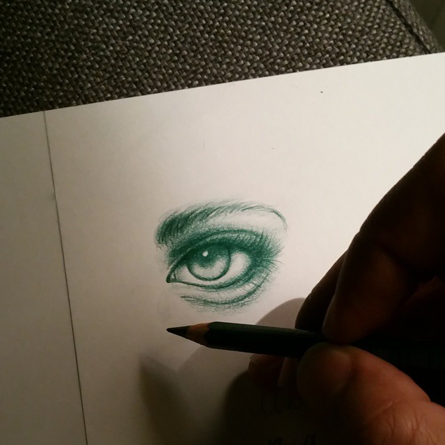 绘画_设计_艺术_铅笔_手绘_眼睛_人物_美_瞳孔