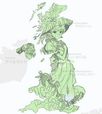 英国地图拟人最终