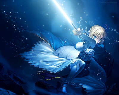 《fate》-- saber.