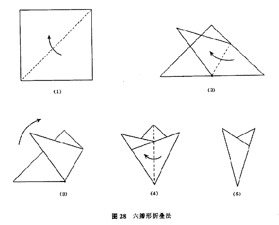 12折剪纸的折法及画法图片