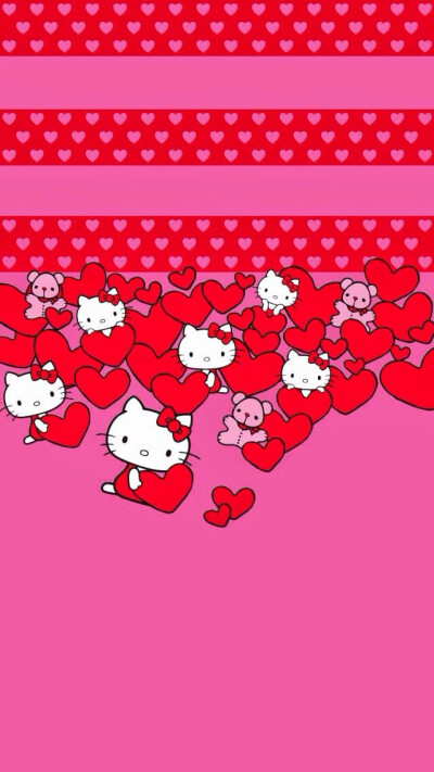 hello kitty#苹果6高清壁纸,#iphone 6 plus高清壁纸,#不是高清我不