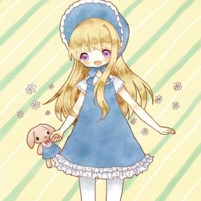 q版少女人物简笔画